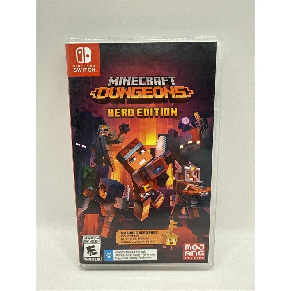 Minecraft Dungeons Nintendo Switch MINT Condition‎